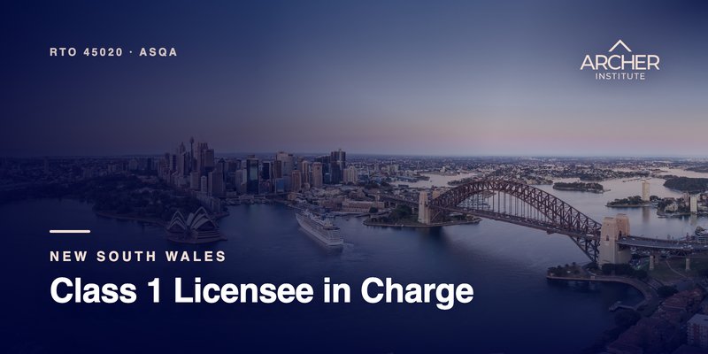 Class 1 Licensee in Charge, NSW